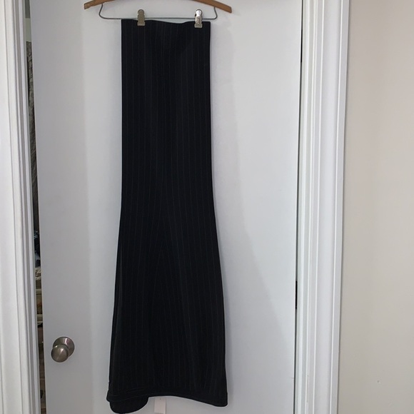 NWT Focus 2000 Wide Leg Slacks.  Size 16.  Classic Pin Stripe.  Black/White - Picture 5 of 7